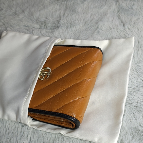 **Authentic**Gucci GG Marmont Brown and Black Leather Card Case Wallet - Picture 3 of 14